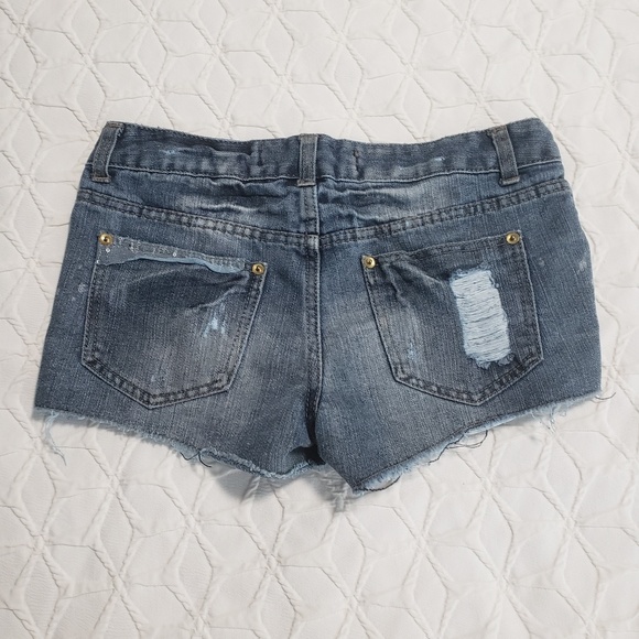 Freestyle Revolution Distressed Shorts Size 4 - Picture 2 of 4